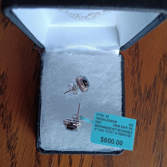 New Belk & Co. Hematite Earrings (Boutique) - Picture 2 of 5